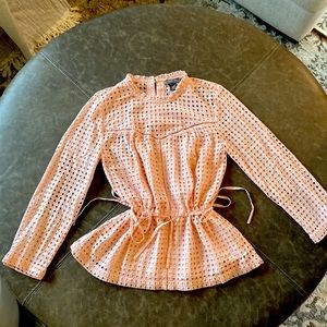 Jcrew cotton 3/4 sleeve top